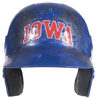 2014-15 Kris Bryant Game Used Iowa Cubs Batting Helmet (JT Sports)